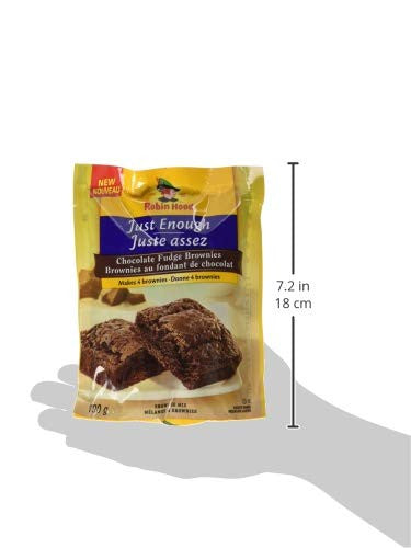 Robin Hood Just Enough Chocolate Brownie Mix 190g/6.7oz (Imported from Canada)